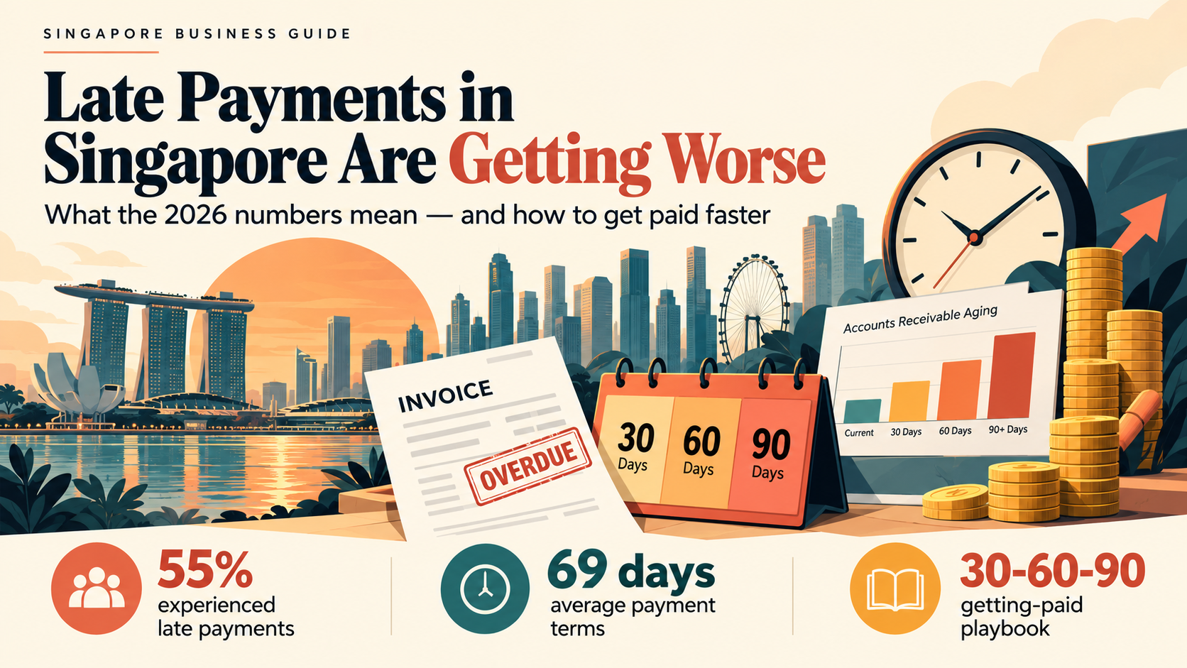 Late Payments Are Getting Worse in Singapore: A 30-60-90 Day Playbook to Get Paid Faster